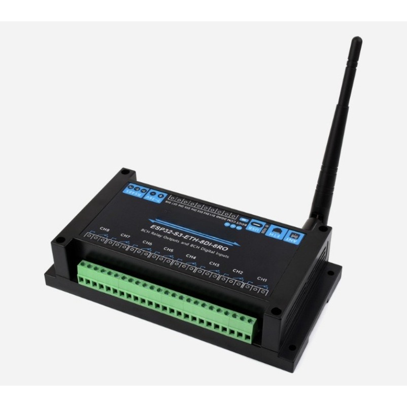 Esp32 Wifi Bluetooth - ESP32‑S3 Industrial 8‑Channel Network Relay Module