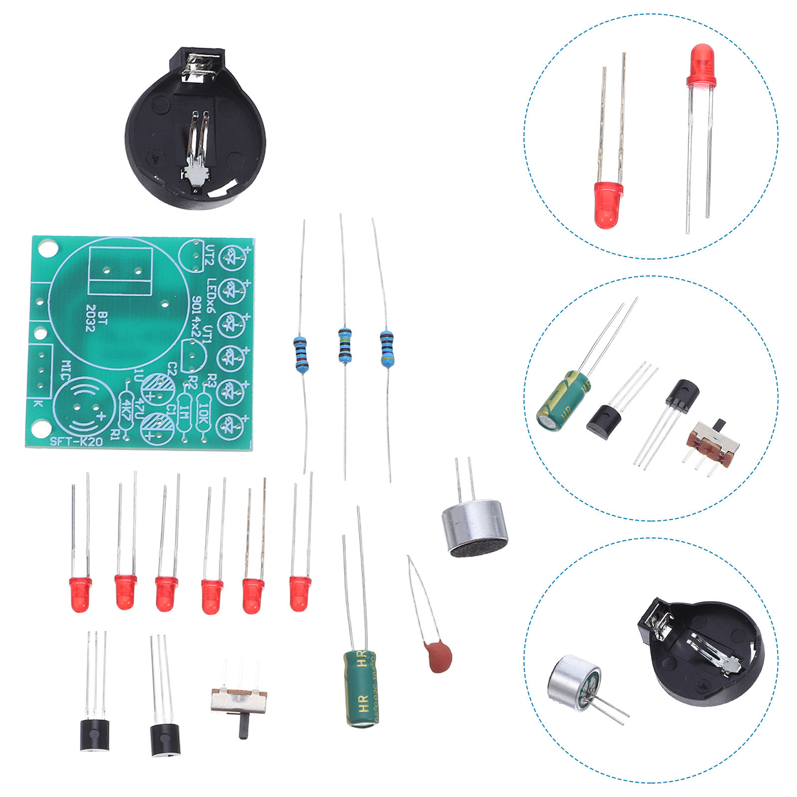 Diy Electronics Projects For Adults - Voice-Controlled LED Metronome Kit DIY Electronic