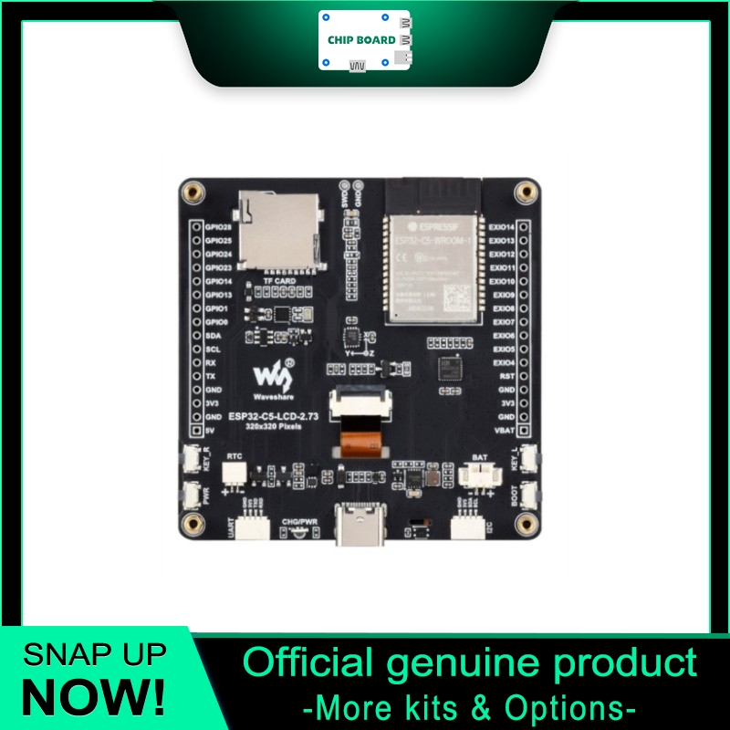 Esp32 Wifi Bluetooth - Waveshare ESP32-C5 2.73 Inch LCD Board,
