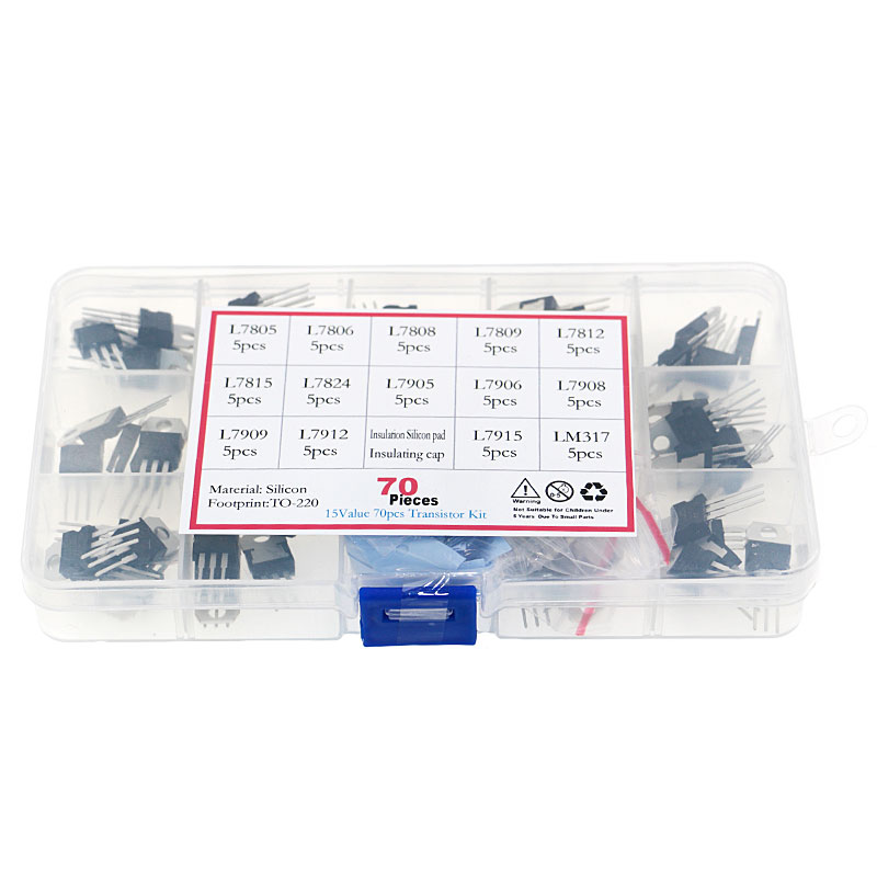 Lm317 Voltage Regulator - 70Pcs 14 Voltage Regulator Values Transistor