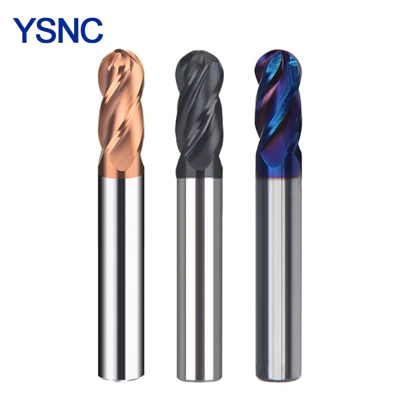 HRC65 4 Flute Ball End Mill Tu - Diy Cnc Router Electronics 评论和价格