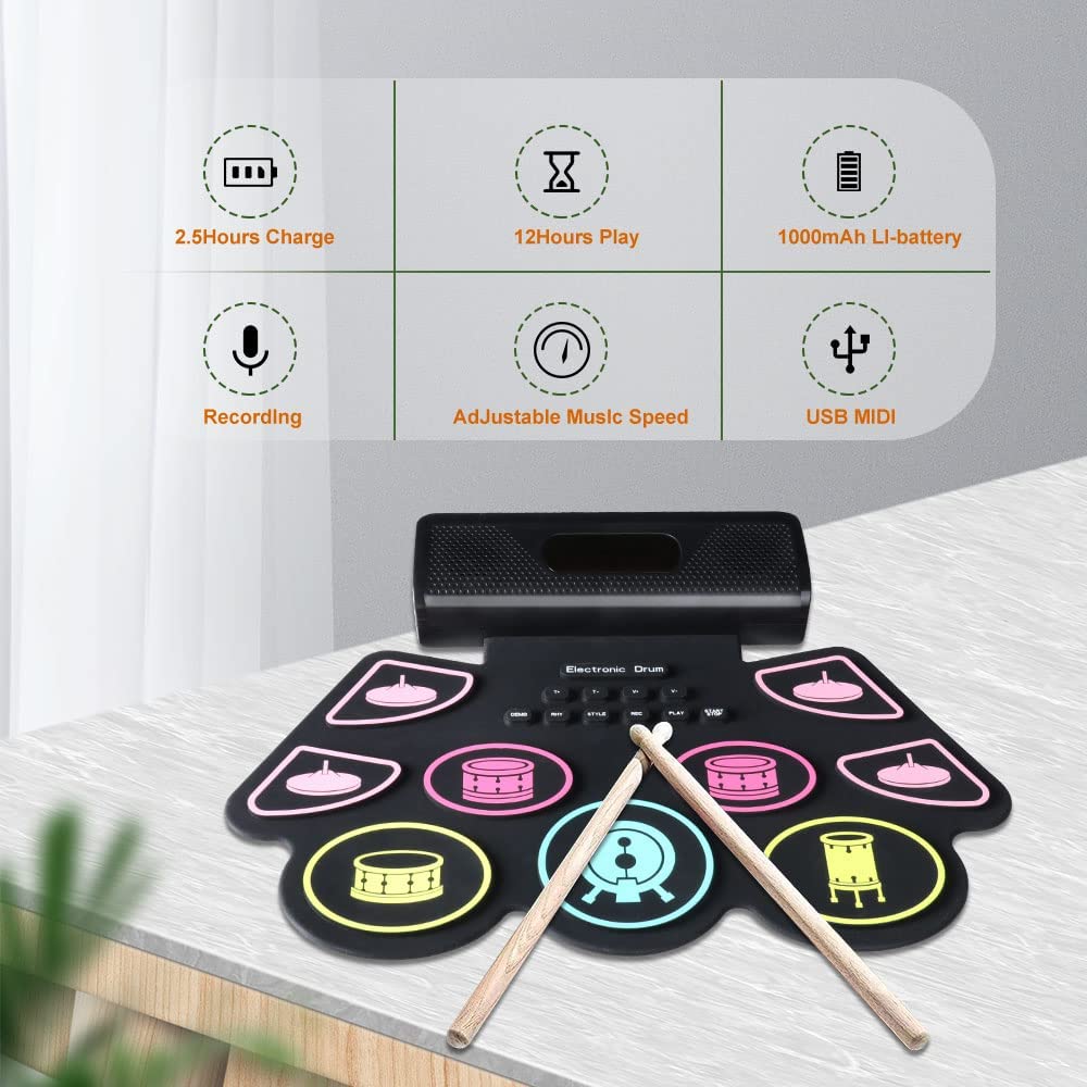 Digital Drum Set Silicone Port - Diy Electronics Projects For Adults 评论和价格