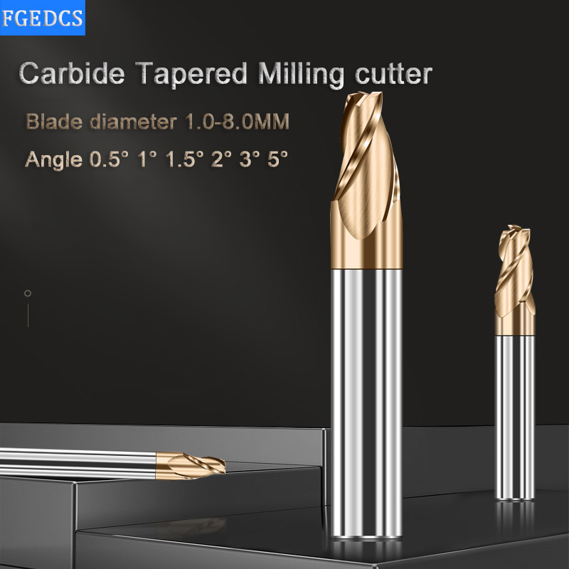 Tapered End Mill Carbide 0.5°  - Diy Cnc Router Electronics 评论和价格
