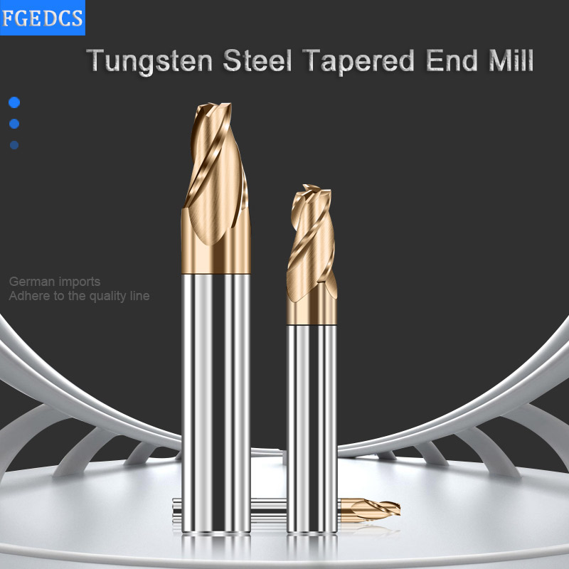 Tapered End Mill Carbide 0.5°  - Diy Cnc Router Electronics 评论和价格