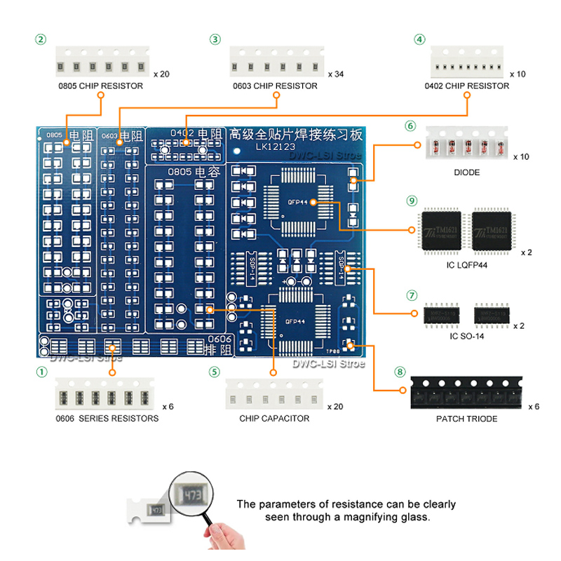 SMD Advanced Full Patch Weldin - Pcb Etching Kit 评论和价格