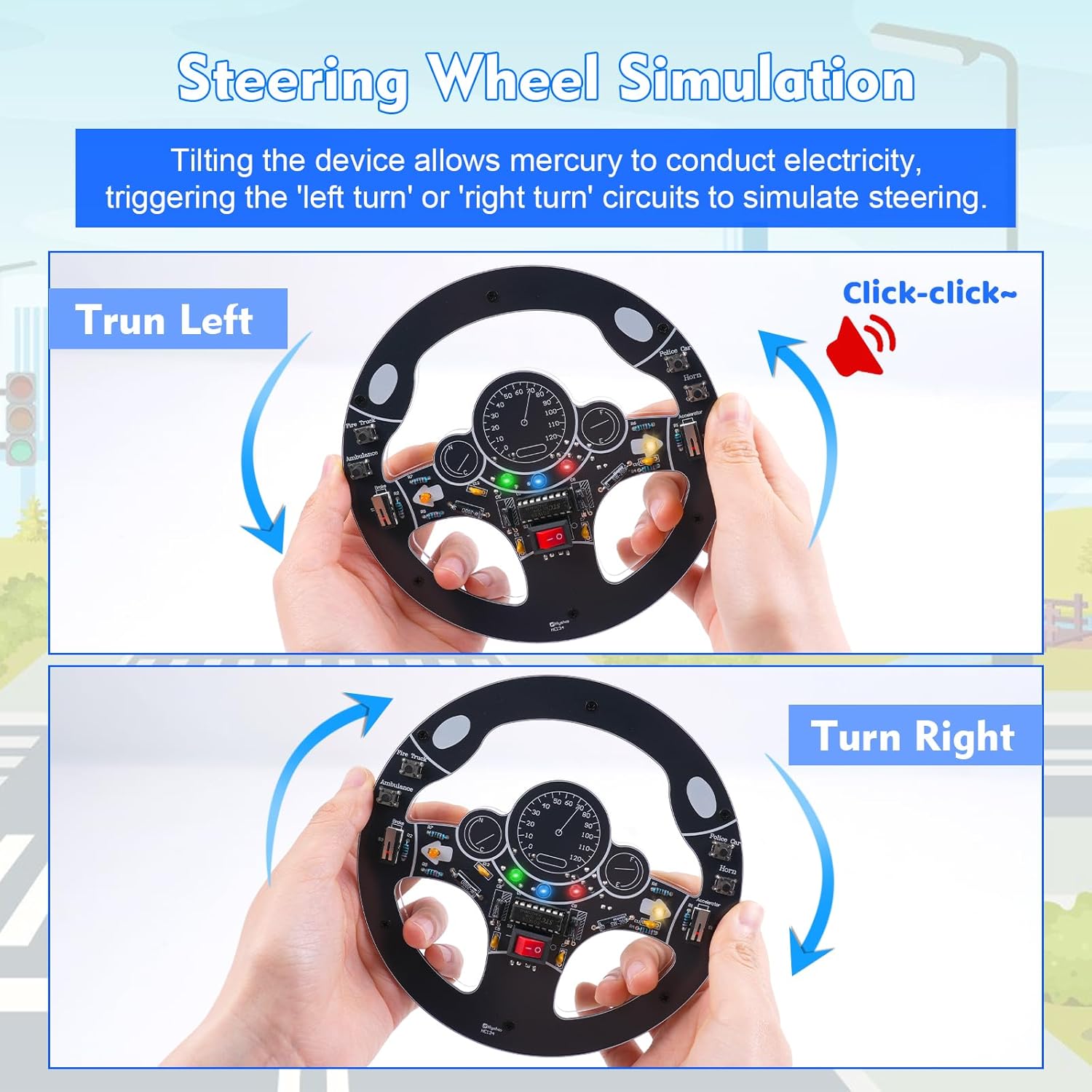 Car Steering Wheel DIY Solderi - Pcb Etching Kit 评论和价格