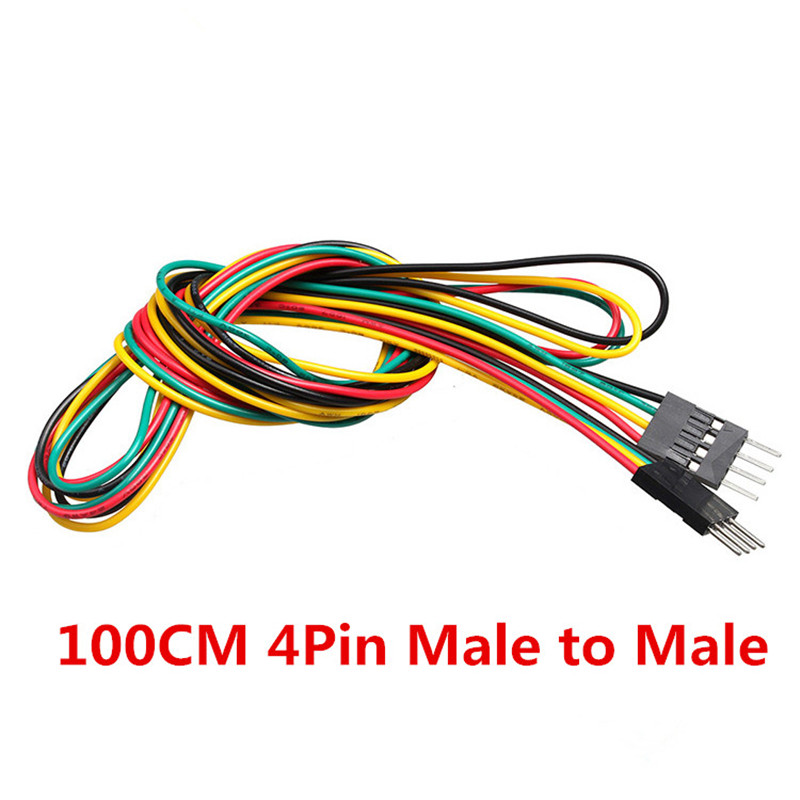 10pcs/lot 4pin 100cm M-M / M-F - Diy Electronics Breadboard 评论和价格