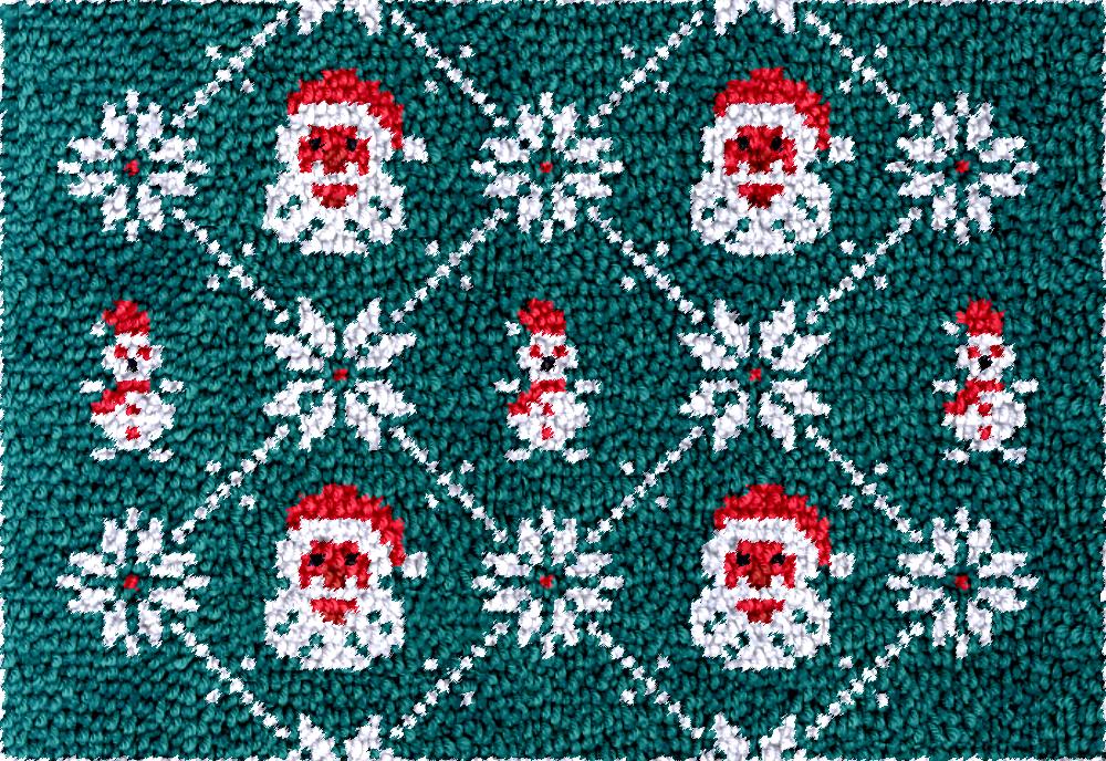Santa Claus DIY Latch hook kit - Hobby Diy Electronics Kit 评论和价格