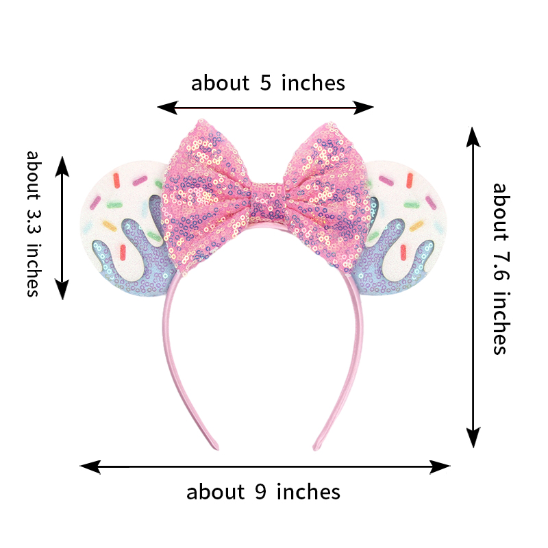 1pc Donut Mouse Ears Headband  - Diy Mouse Electronics 评论和价格