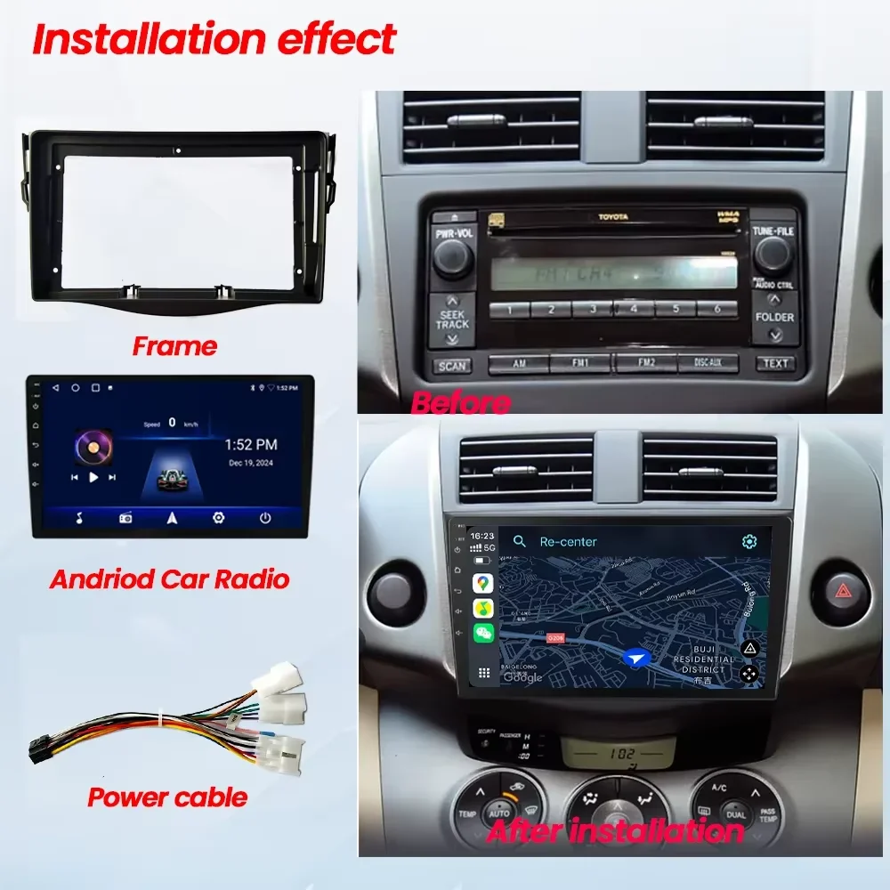 Vehicle radio Fascia 9 inch Fr - Diy Electronics Radio 评论和价格