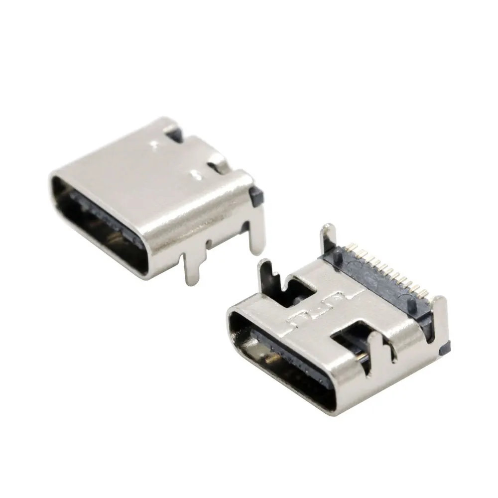 10Pcs USB Type C 2/6/16/24 Pin - Smd Solder Paste 评论和价格