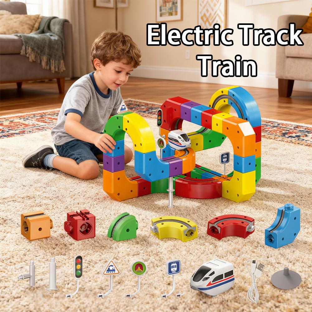 DIY Assembly Magic Track Train - Diy Electronics Toys 评论和价格