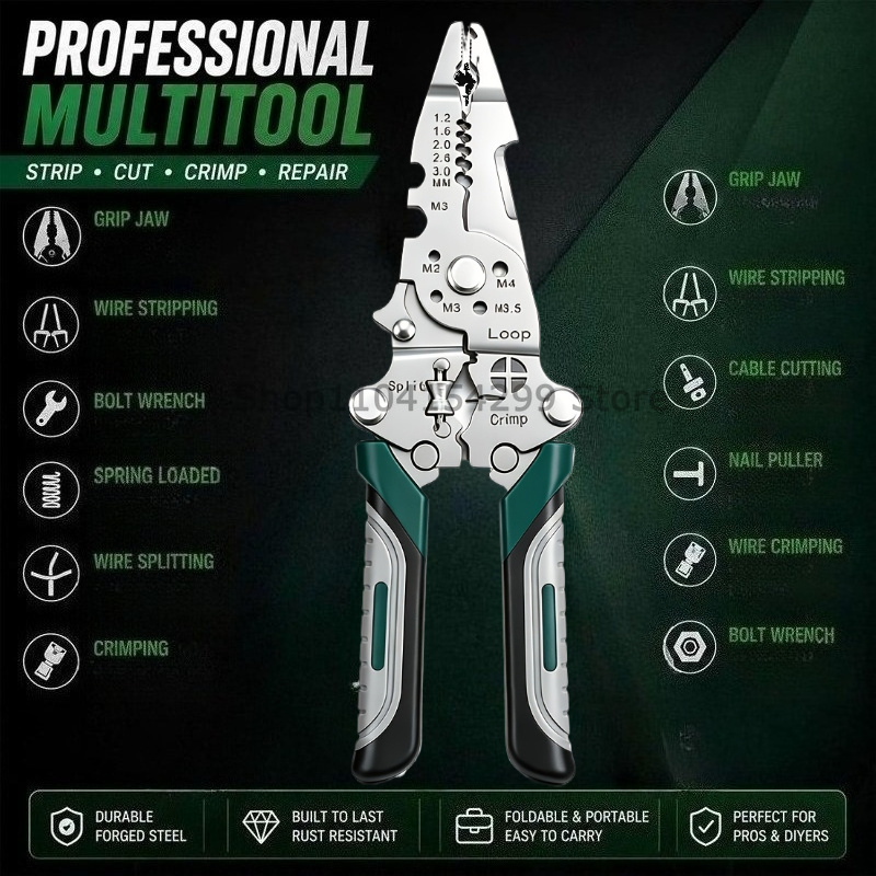 Multifunctional Copper Strippe - Wire Stripper Cutter 评论和价格