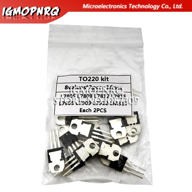 8value*2PCS=16PCS 7805 7809 78 - Lm317 Voltage Regulator 评论和价格