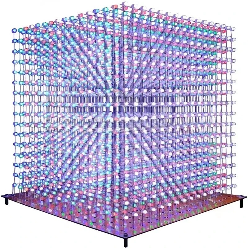 3 D16mini Light Cube Kit 16x16 - Diy For Electronics 评论和价格