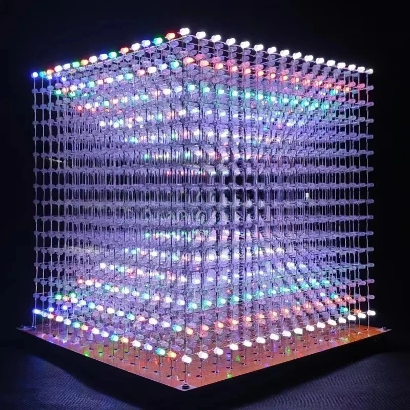 3 D16mini Light Cube Kit 16x16 - Diy For Electronics 评论和价格