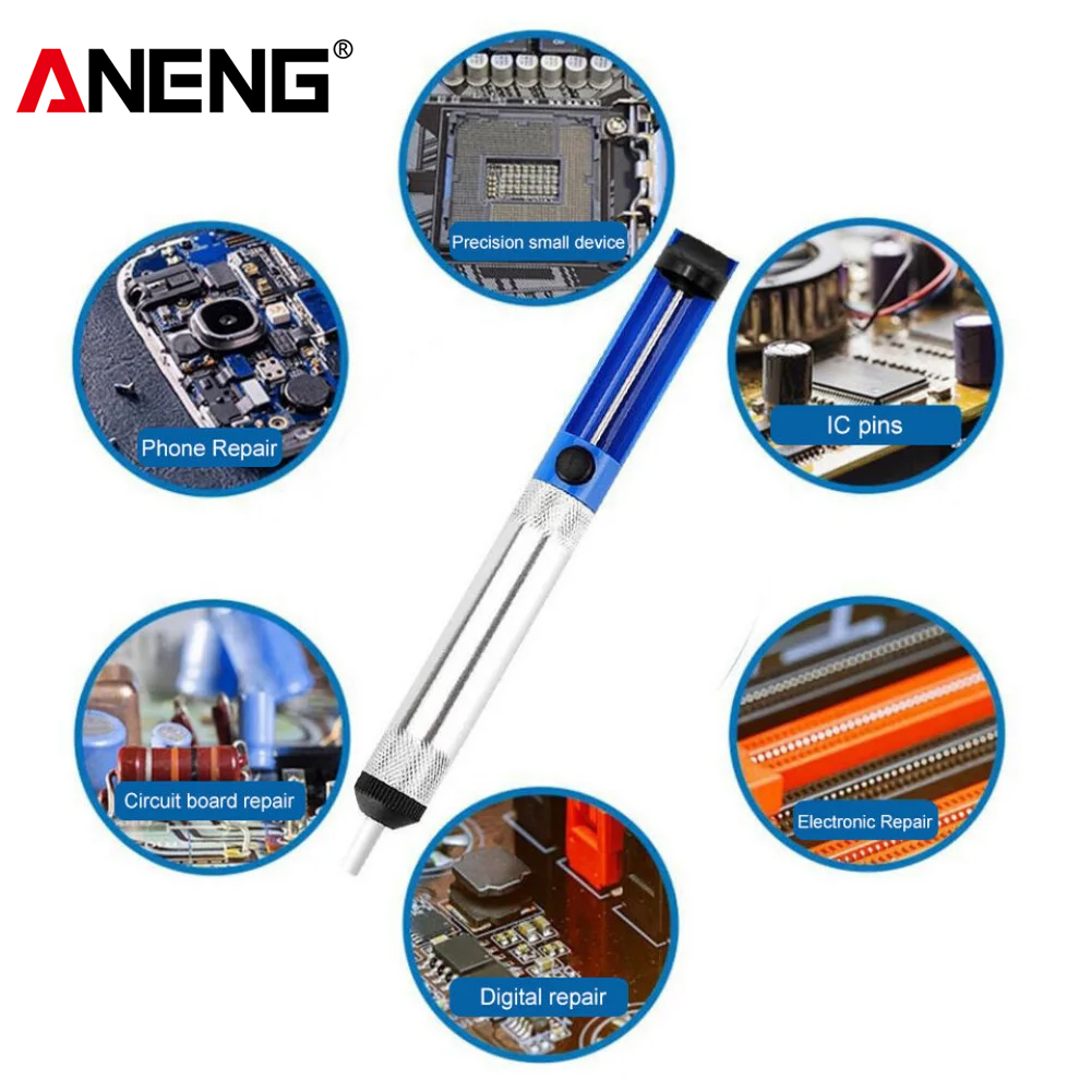 ANENG Desoldering Pump Iron De - Flux Pen Electronics 评论和价格