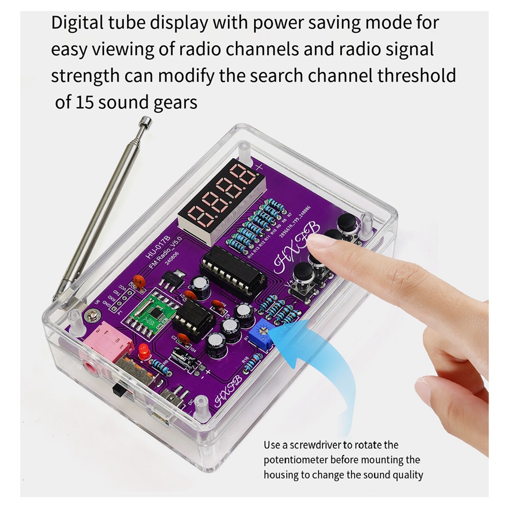 A72Z New HU-017B DIY FM Radio  - Diy Electronics Radio 评论和价格
