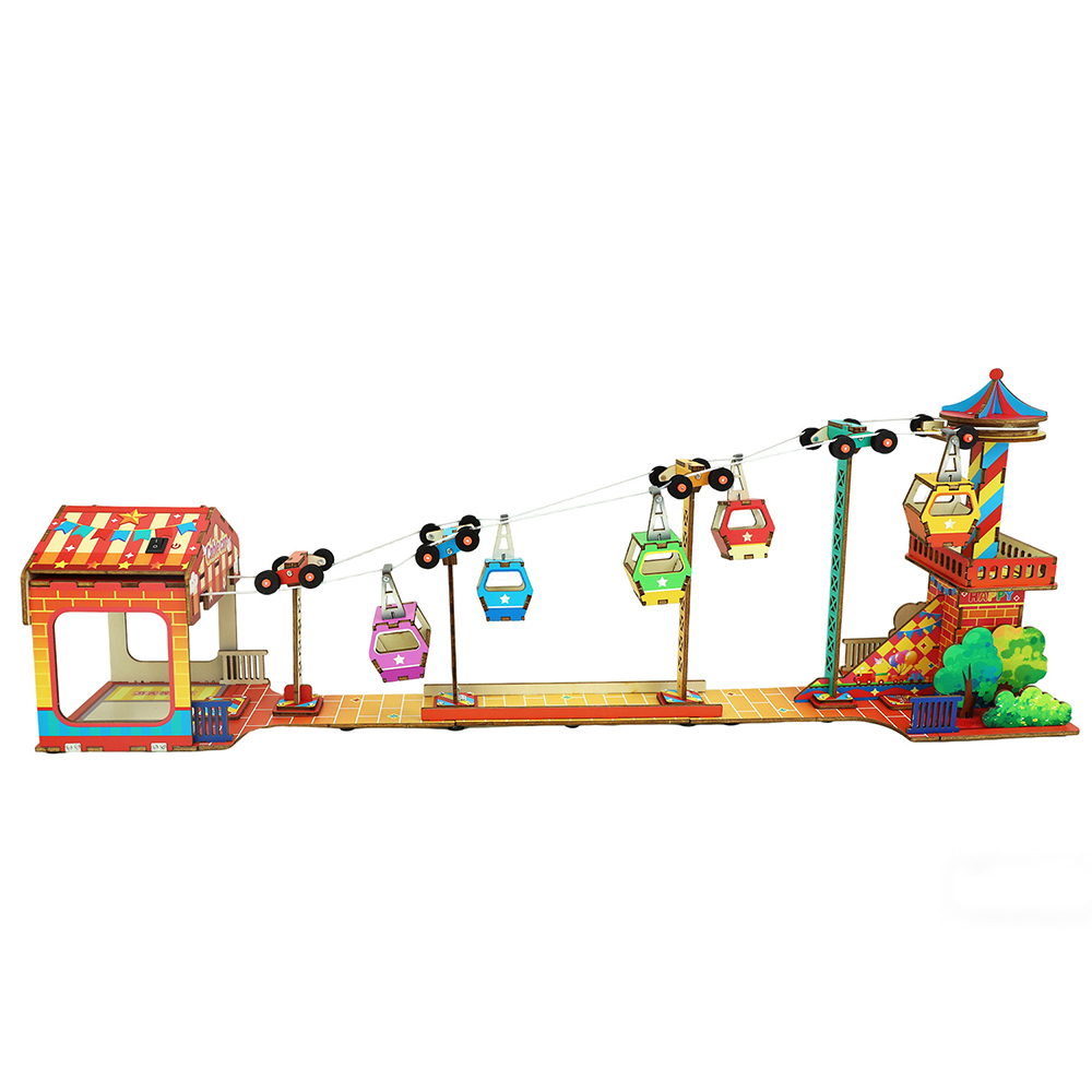 Sightseeing Cable Car Model Ki - Diy Electronics Kids 评论和价格