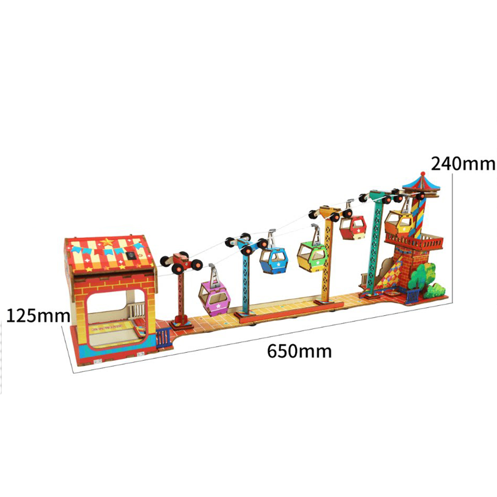 Sightseeing Cable Car Model Ki - Diy Electronics Kids 评论和价格