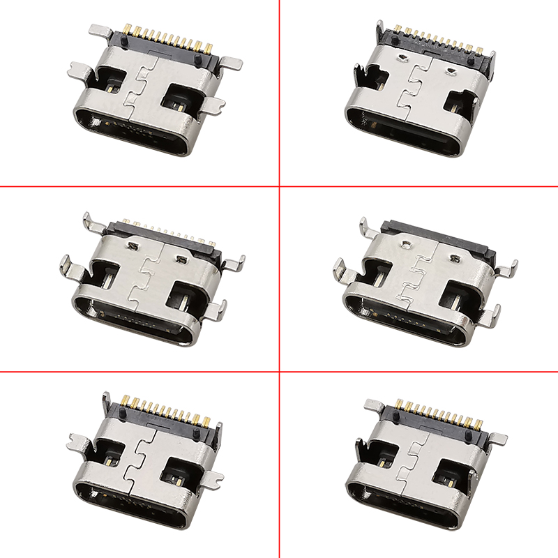 10Pcs USB Type C Female 16 Pin - Smd Solder Paste 评论和价格