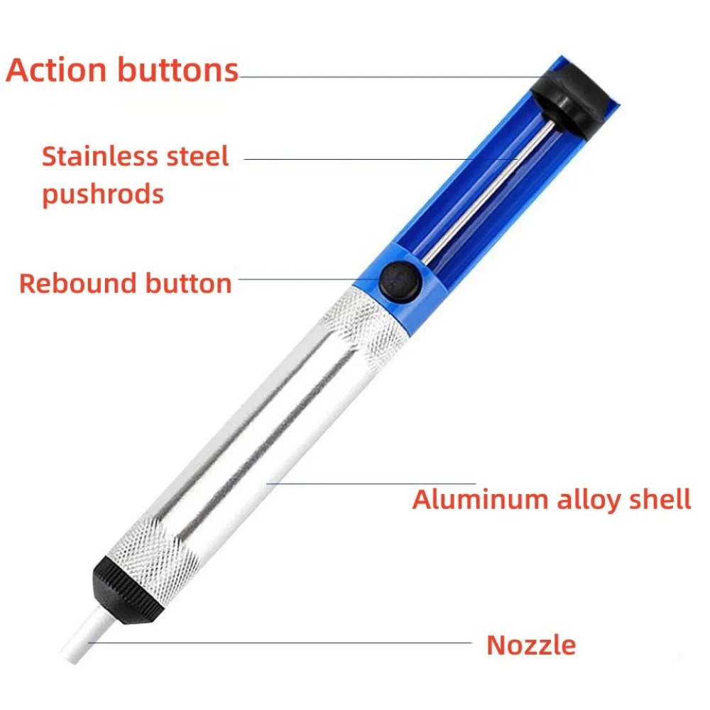 Aluminum Desoldering Pump Vacu - Flux Pen Electronics 评论和价格