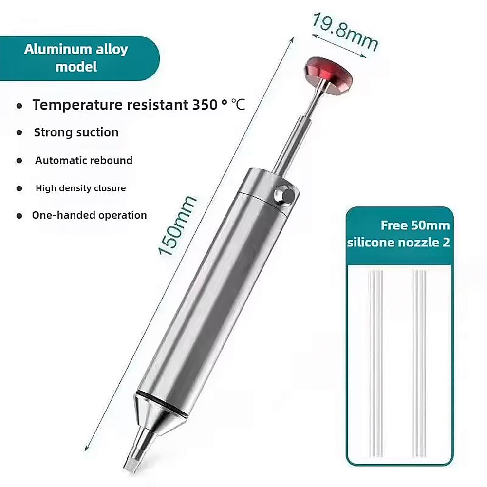 Aluminum Desoldering Pump Suct - Flux Pen Electronics 评论和价格