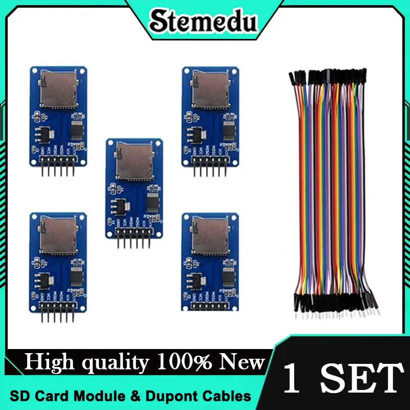 5PCS Micro SD Card Module With - Sd Card Module Spi 评论和价格