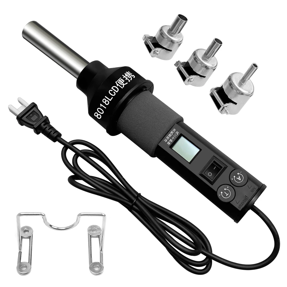 LCD Digital Heat Hot Air Gun D - Smd Solder Paste 评论和价格