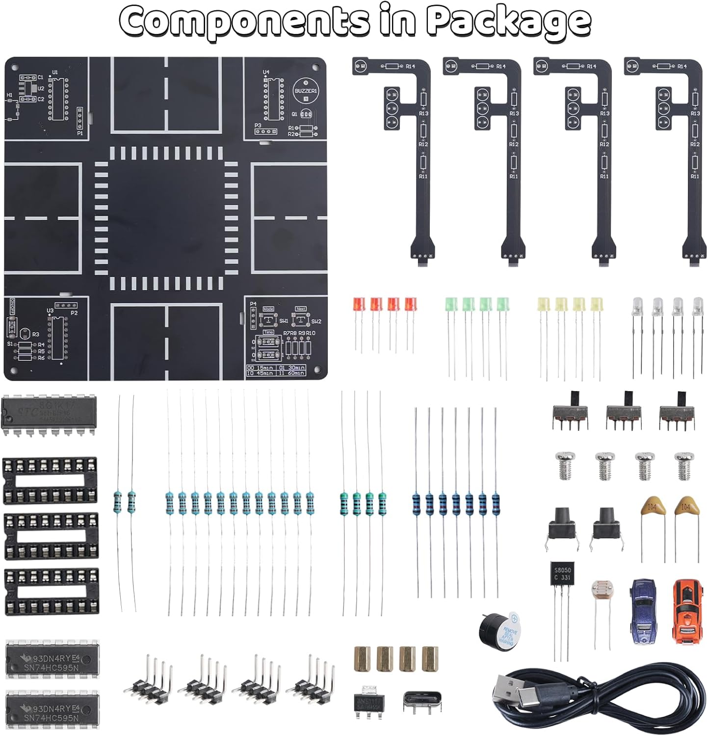 LED Traffic Light Simulator So - Diy Electronics Projects For Adults 评论和价格