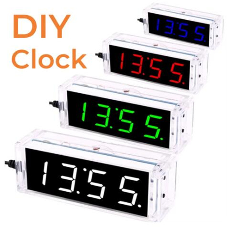 DIY Digital Clock Kit Display  - Diy Electronics Learning Kit 评论和价格