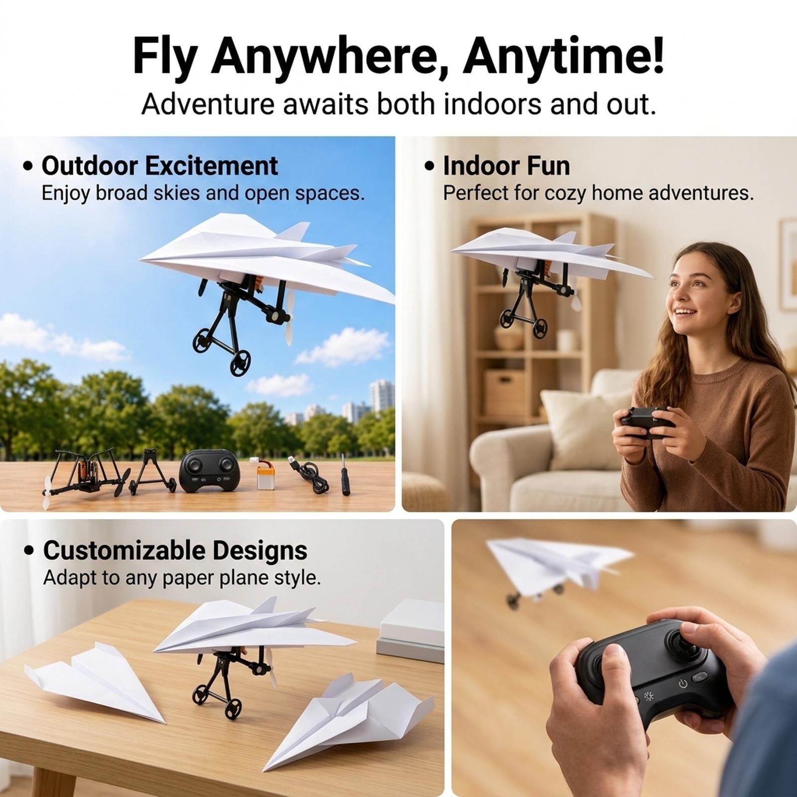 Mini RC Airplane DIY Kit ABS M - Diy Electronics Kids 评论和价格
