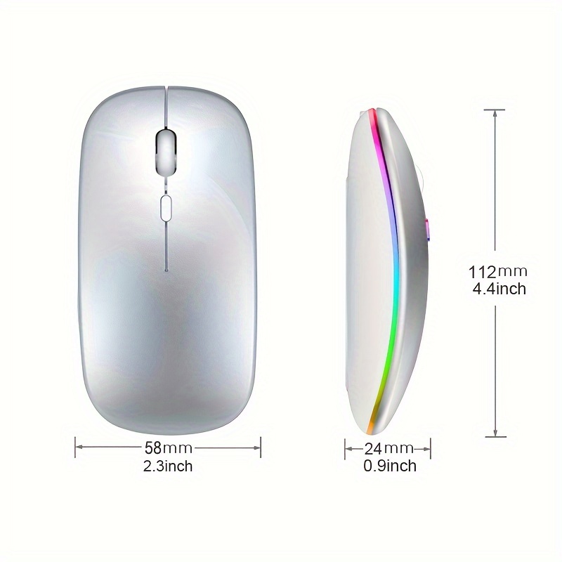 Wireless Mouse RGB Rechargeabl - Diy Mouse Electronics 评论和价格