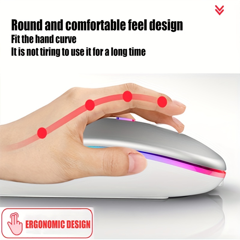 Wireless Mouse RGB Rechargeabl - Diy Mouse Electronics 评论和价格