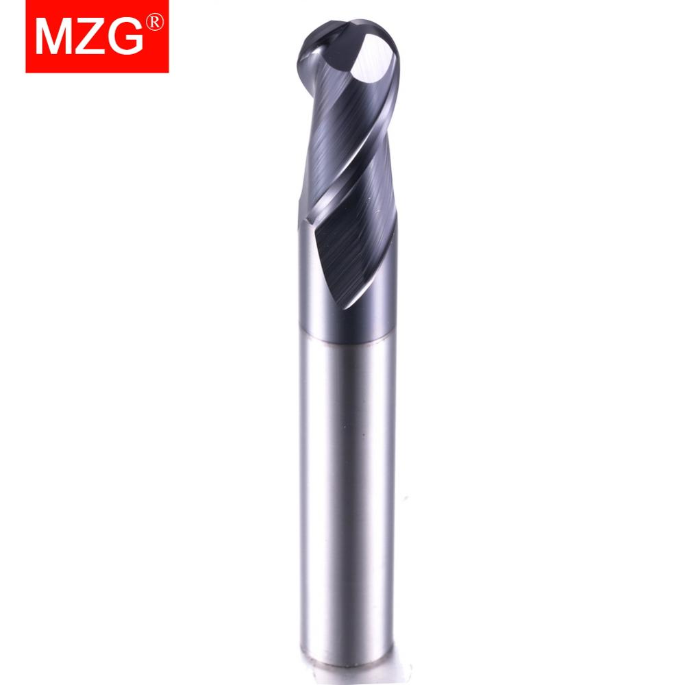 MZG 2 Flute HRC58 Ball End Mil - Diy Cnc Router Electronics 评论和价格