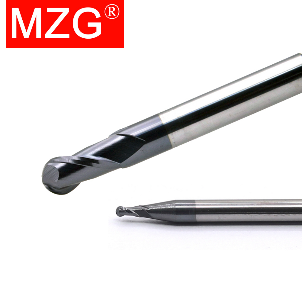 MZG 2 Flute HRC58 Ball End Mil - Diy Cnc Router Electronics 评论和价格