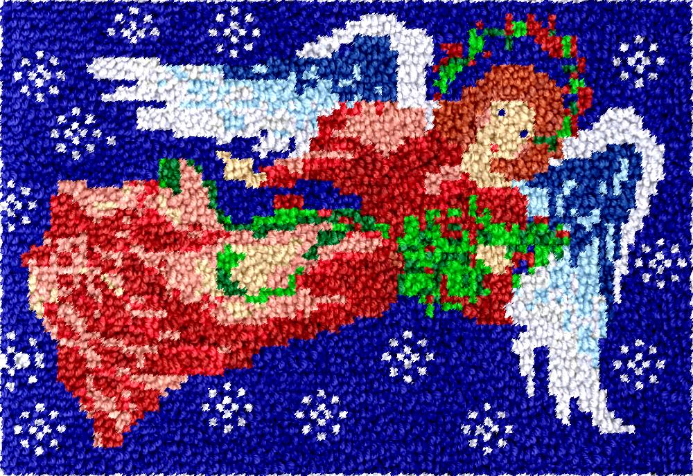 smyrna large Latch Hook Rug Ki - Hobby Diy Electronics Kit 评论和价格