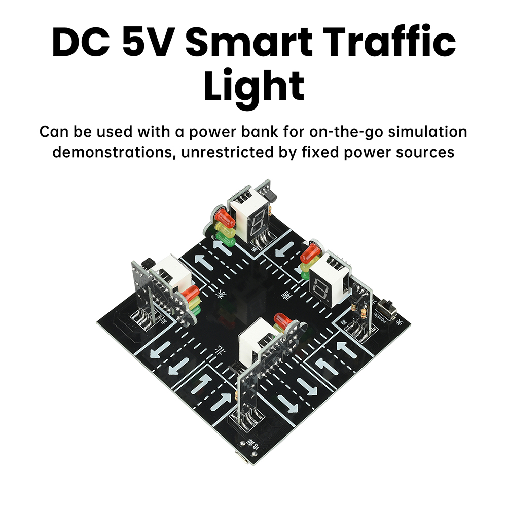 Traffic Light Simulator Kit wi - Diy Electronics Projects For Adults 评论和价格