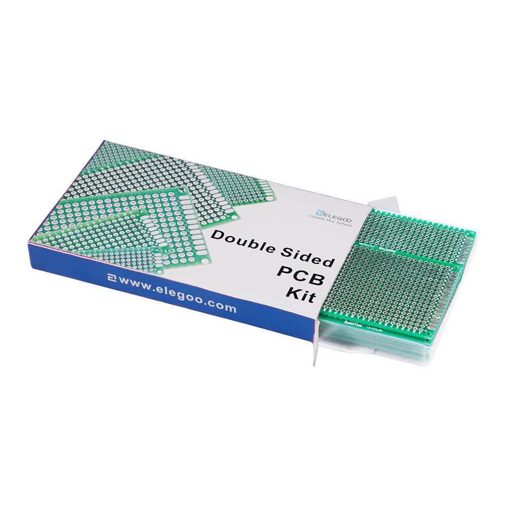 ELEGOO 32 Pcs Double Sided PCB - Pcb Etching Kit 评论和价格