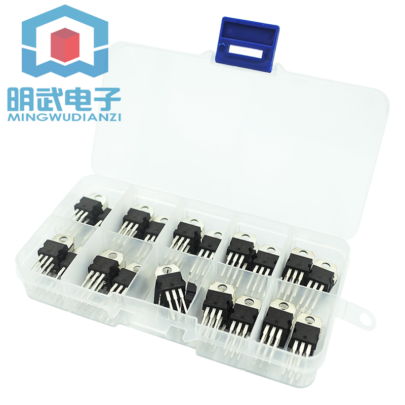 10 Kinds X5PCS  L7805/L7806/L7 - Lm317 Voltage Regulator 评论和价格