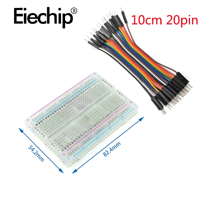 400 Points Solderless PCB Brea - Diy Electronics Breadboard 评论和价格