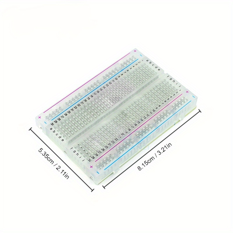 1pc 400 Point Transparent Mini - Diy Electronics Breadboard 评论和价格