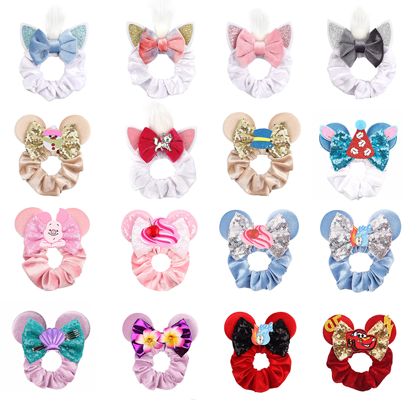 New Mouse Ears Velvet Scrunchi - Diy Mouse Electronics 评论和价格