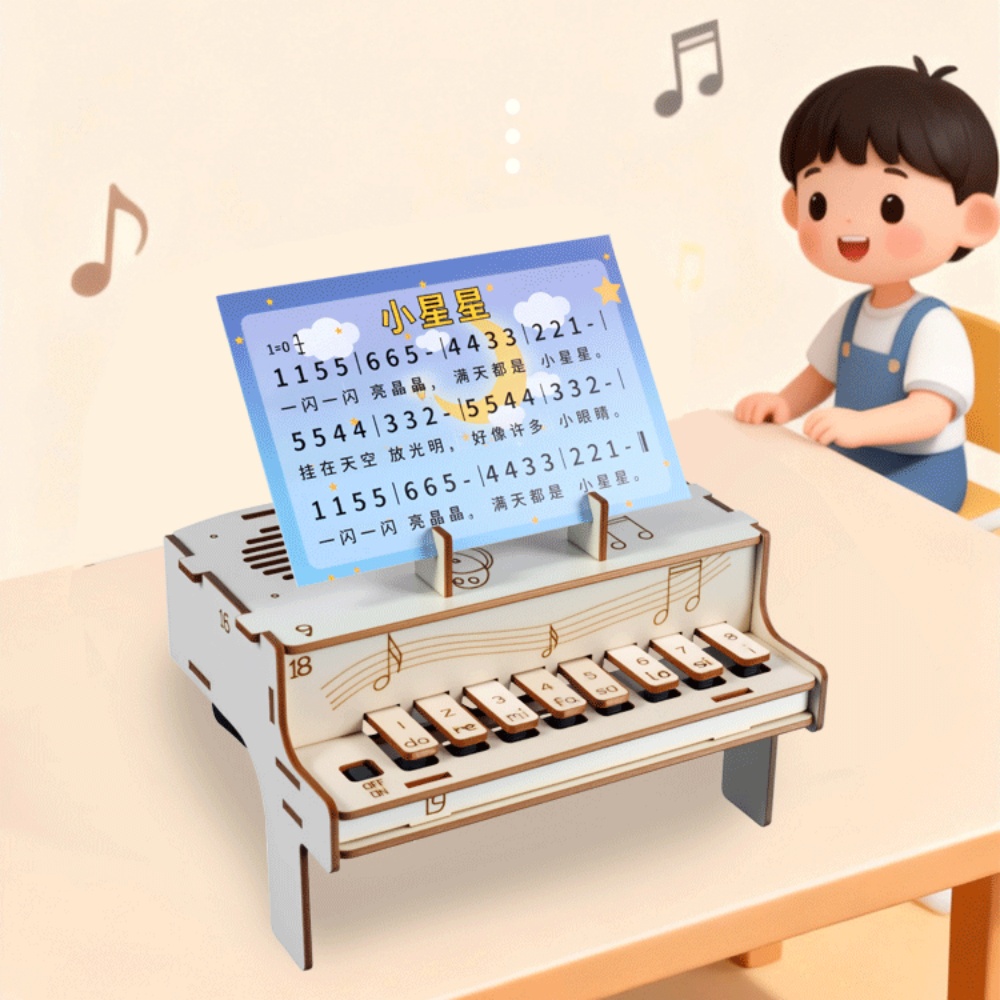 DIY Wooden Electronic Piano Mo - Diy Electronics Projects For Adults 评论和价格