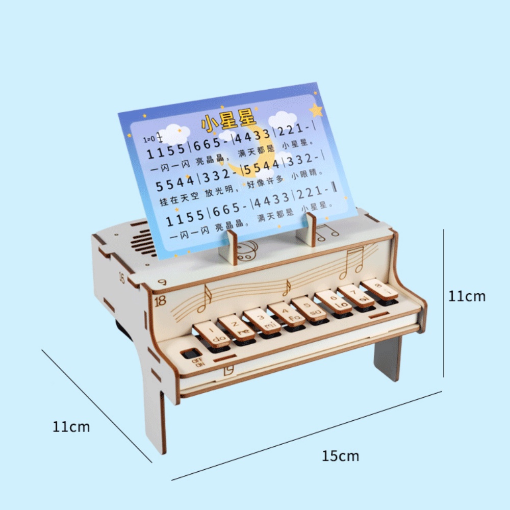 DIY Wooden Electronic Piano Mo - Diy Electronics Projects For Adults 评论和价格