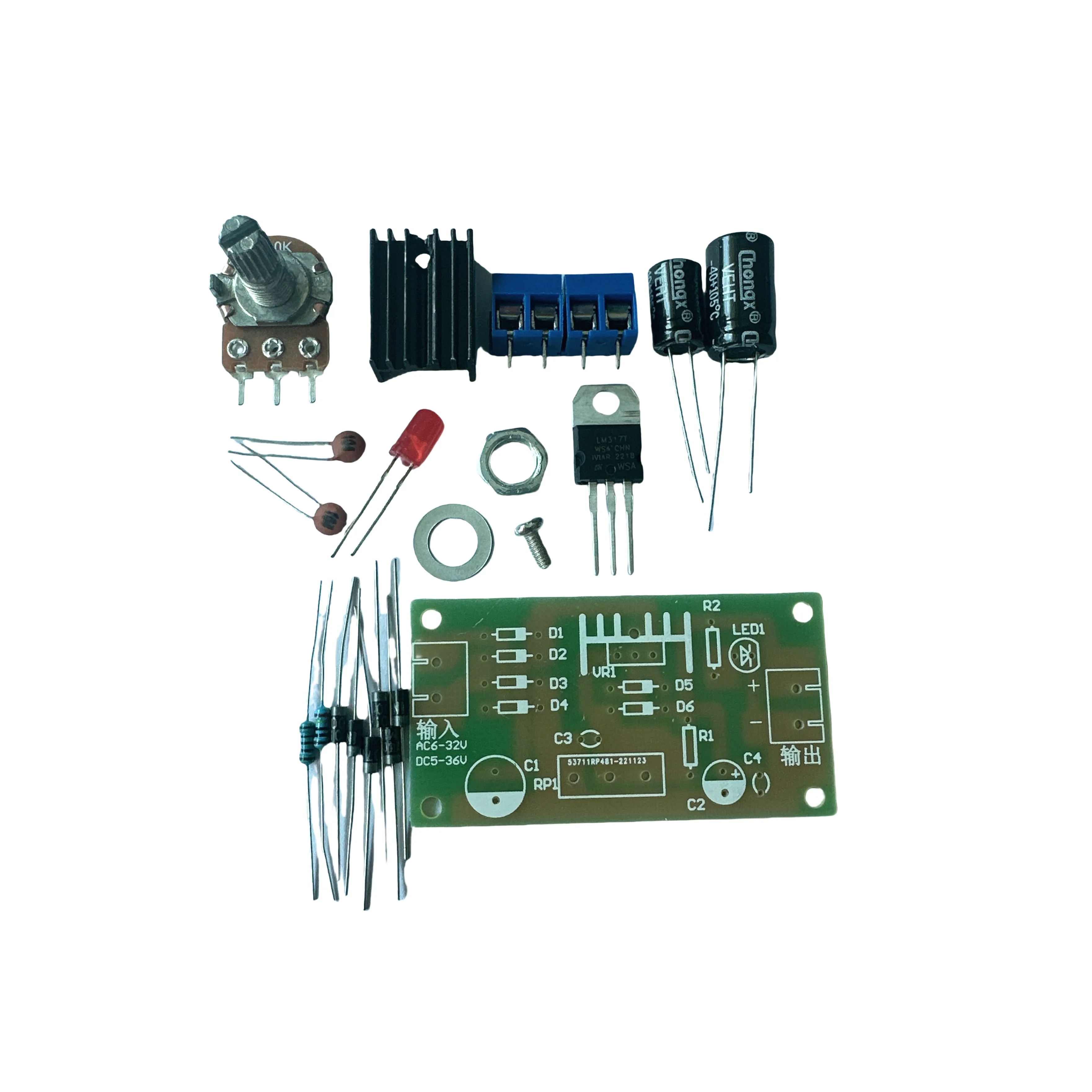 LM317 Adjustable Regulated Pow - Lm317 Voltage Regulator 评论和价格