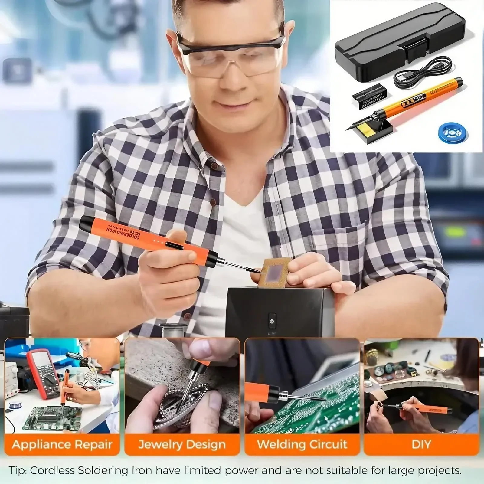 Mini Soldering Iron USB Rechar - Flux Pen Electronics 评论和价格