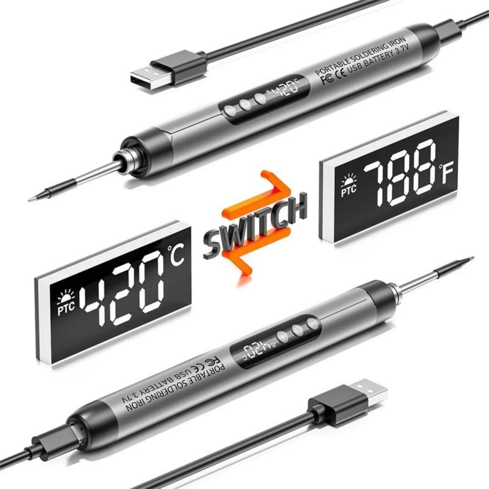 Mini Soldering Iron USB Rechar - Flux Pen Electronics 评论和价格