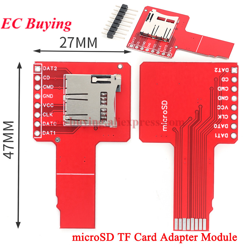 10Pcs/1pc Micro SD TF Card SPI - Sd Card Module Spi 评论和价格