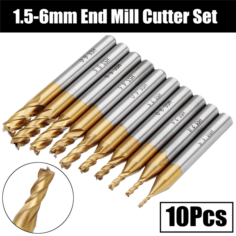 4 Flutes Milling Cutters HSS T - Diy Cnc Router Electronics 评论和价格